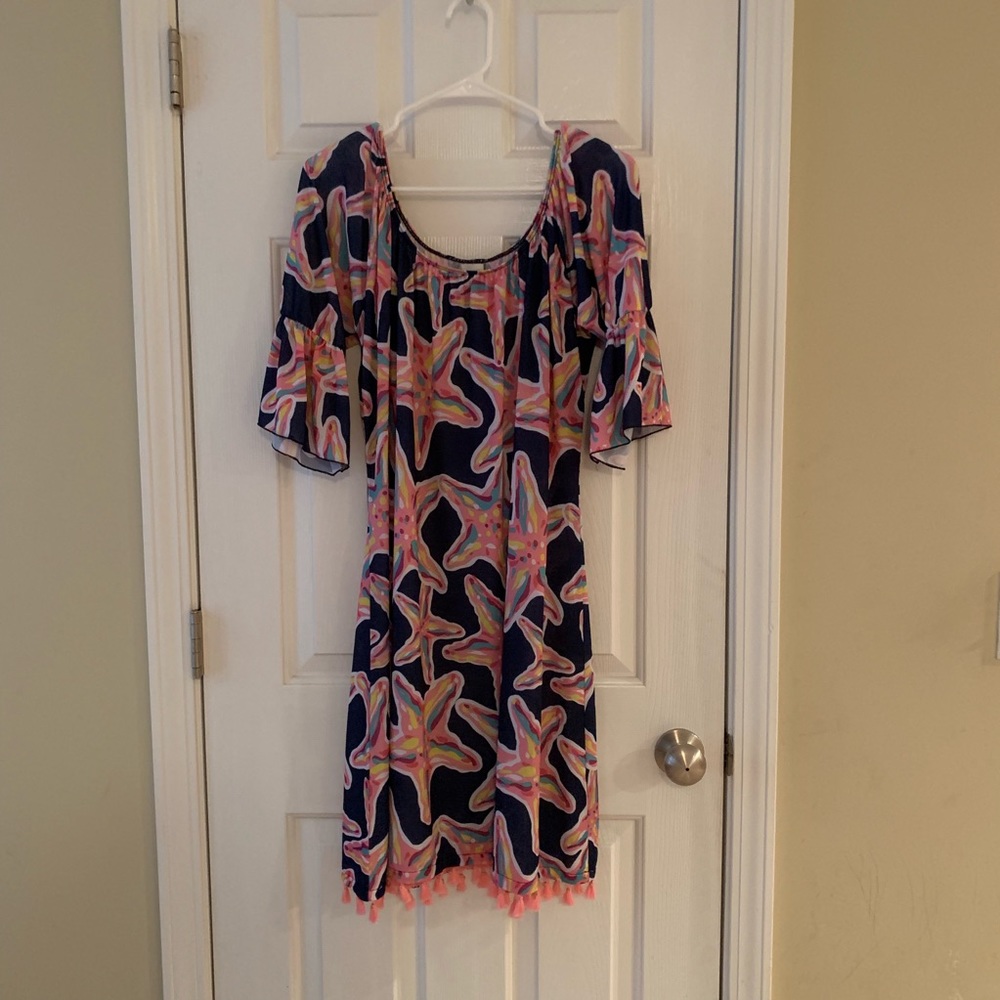 Off the shoulder starfish dress